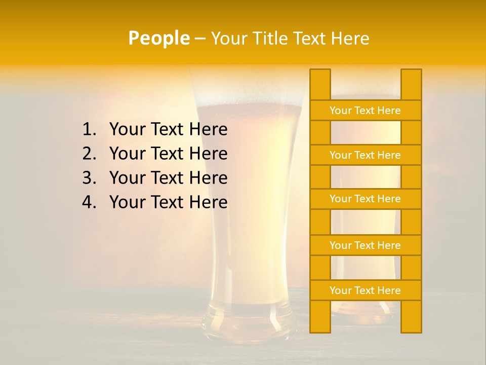 Brewery Froth Bar PowerPoint Template