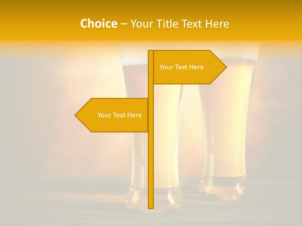 Brewery Froth Bar PowerPoint Template