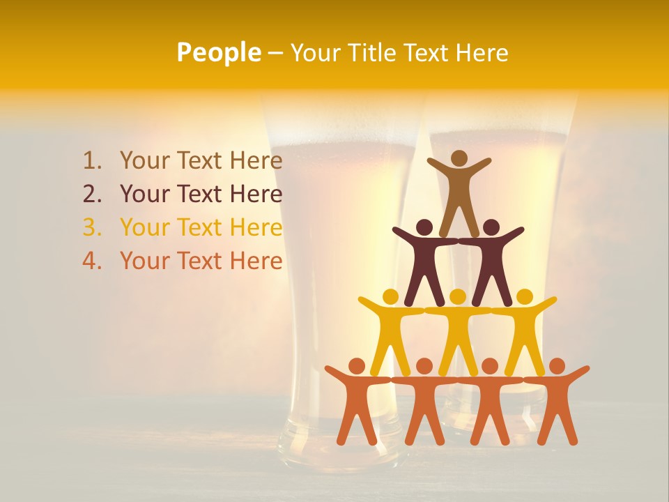 Brewery Froth Bar PowerPoint Template