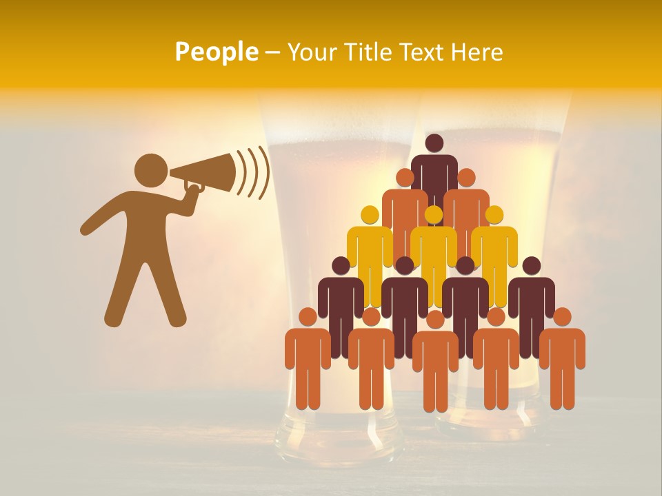 Brewery Froth Bar PowerPoint Template