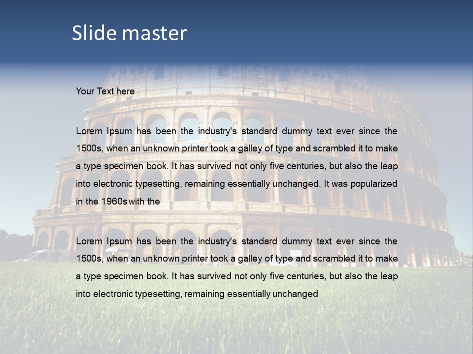 Theater Italy Summer PowerPoint Template