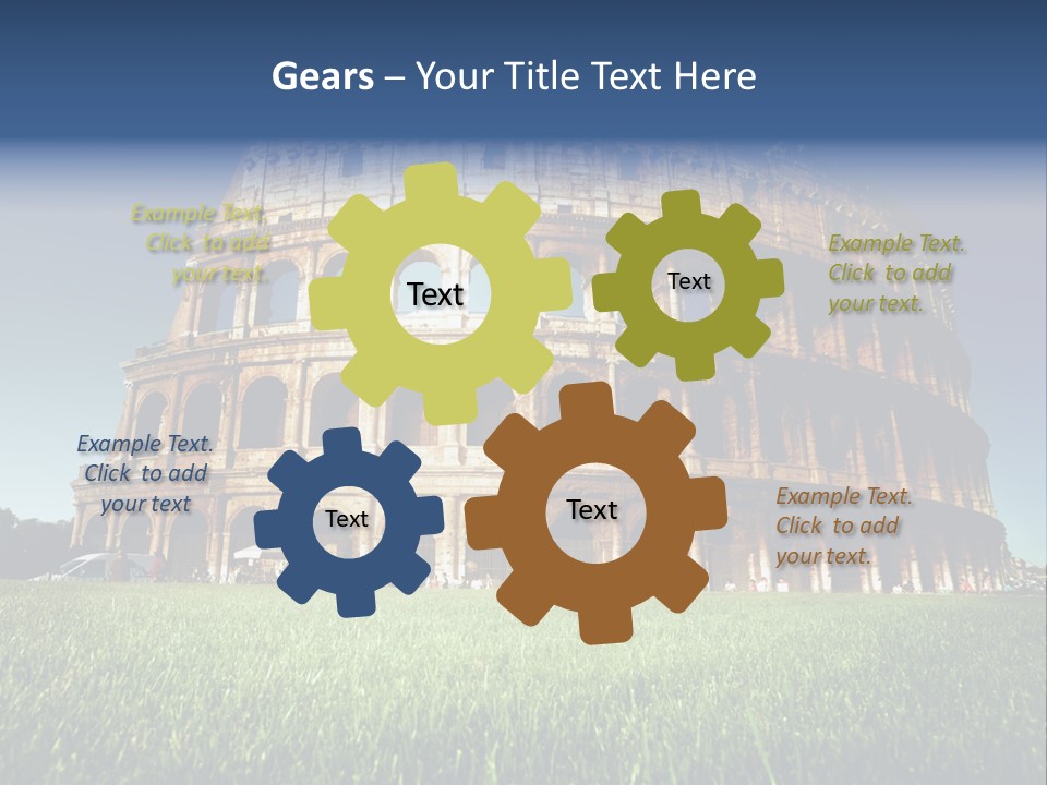 Theater Italy Summer PowerPoint Template