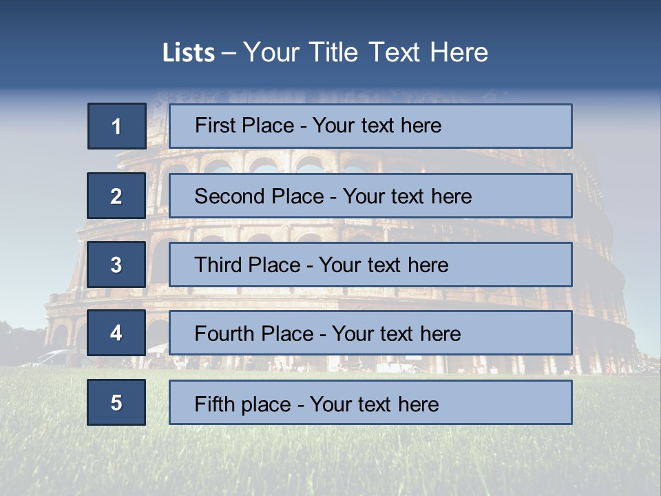 Theater Italy Summer PowerPoint Template