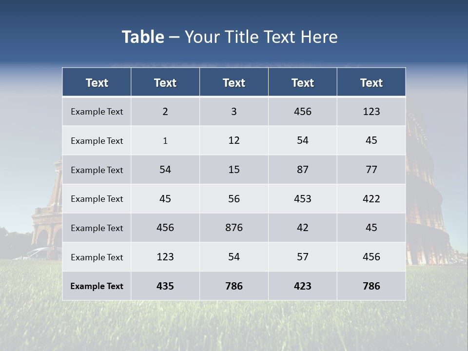 Theater Italy Summer PowerPoint Template