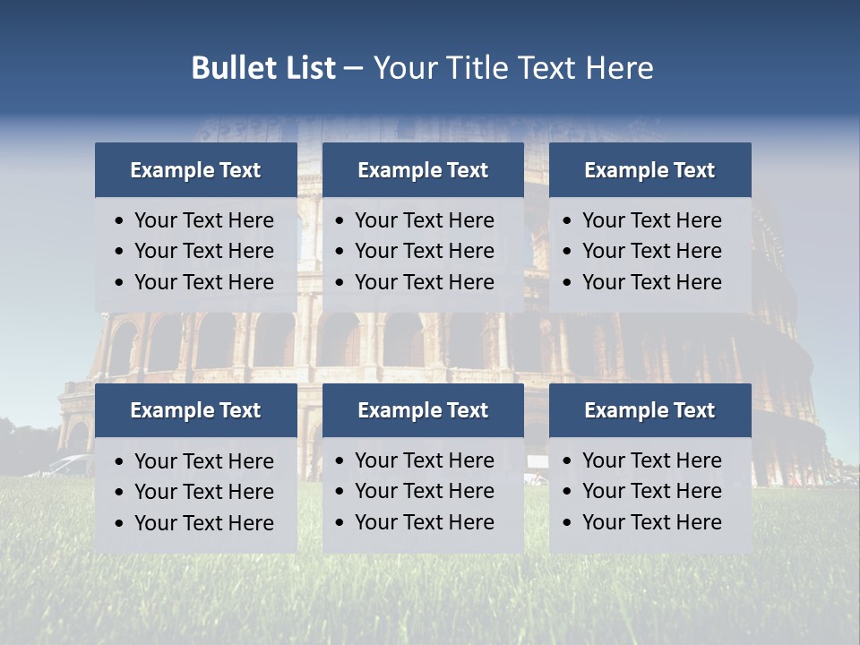 Theater Italy Summer PowerPoint Template