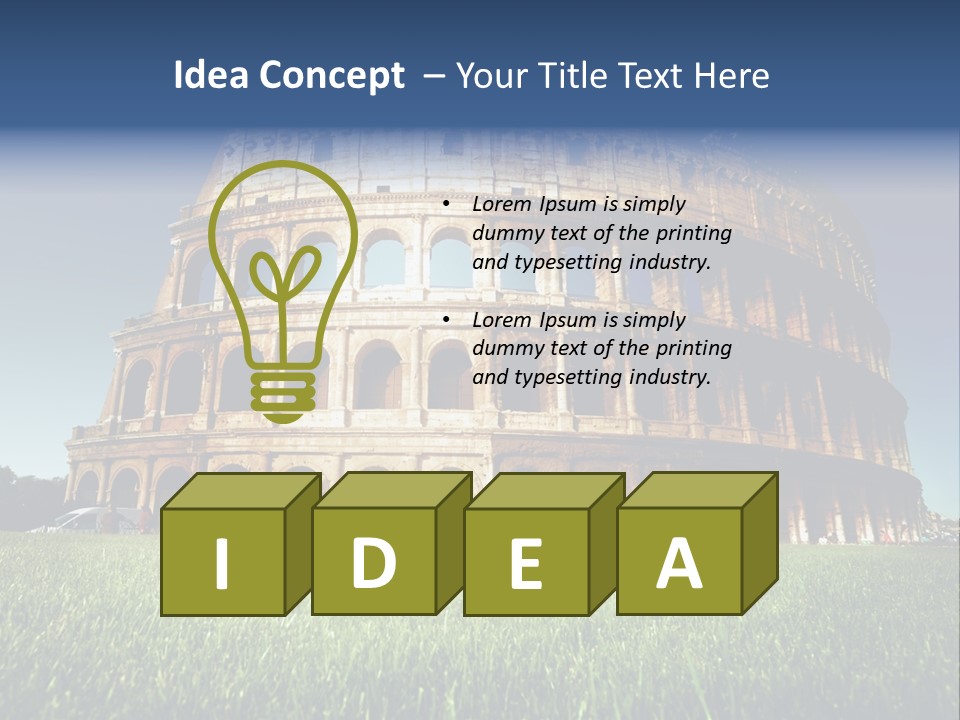 Theater Italy Summer PowerPoint Template