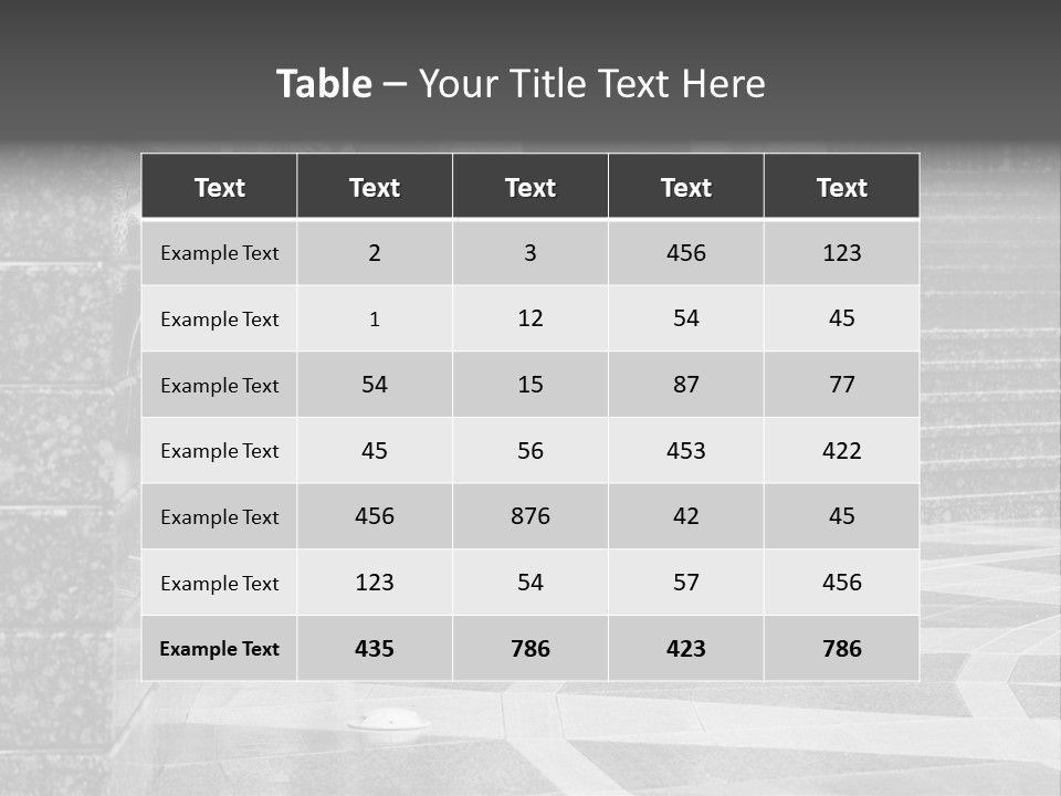 Standing Pensive Blond PowerPoint Template