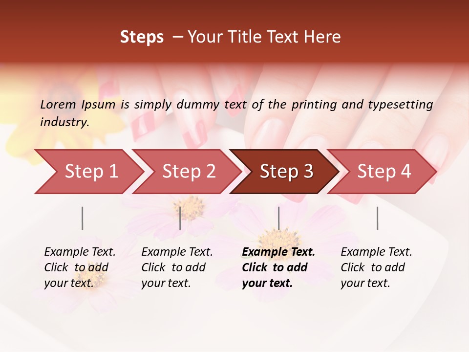 Finger Soft Therapy PowerPoint Template