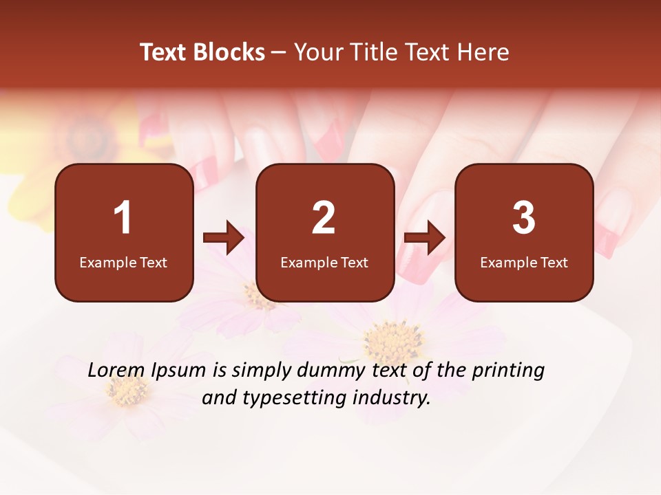 Finger Soft Therapy PowerPoint Template