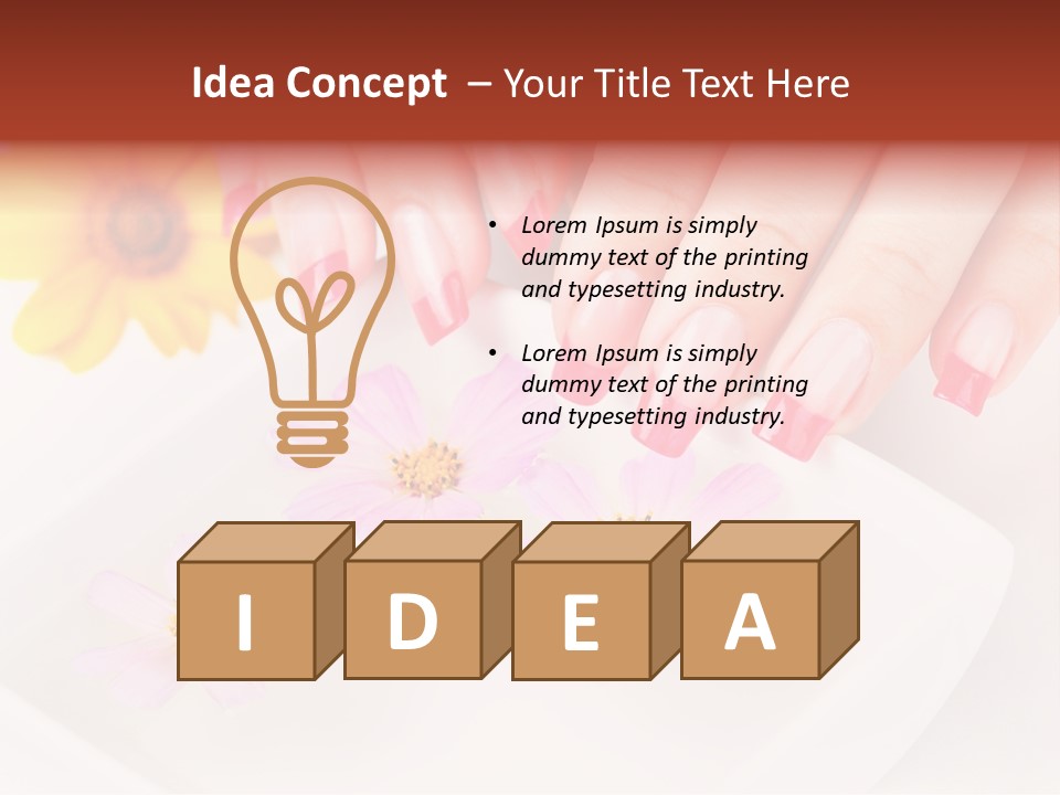 Finger Soft Therapy PowerPoint Template