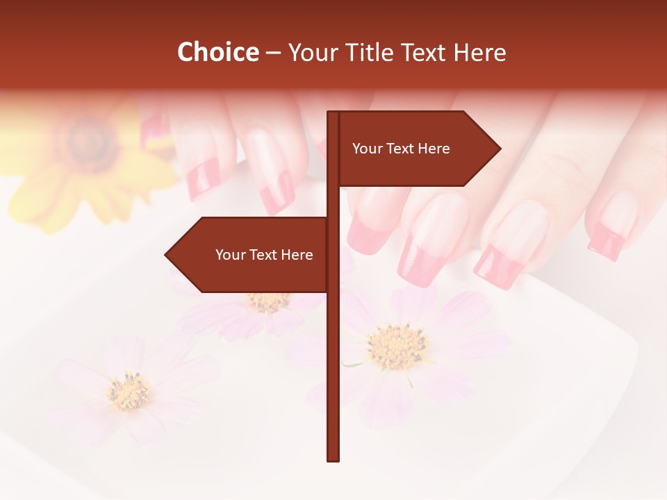 Finger Soft Therapy PowerPoint Template