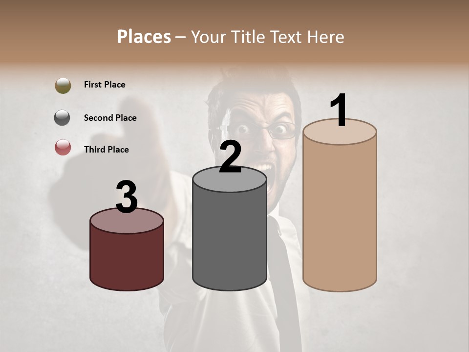Career Rage Fury PowerPoint Template