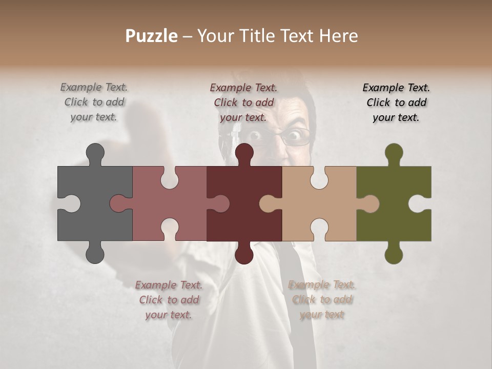 Career Rage Fury PowerPoint Template