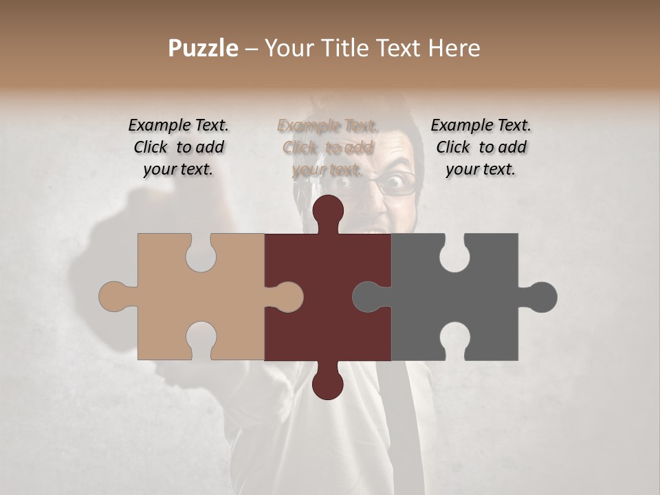 Career Rage Fury PowerPoint Template