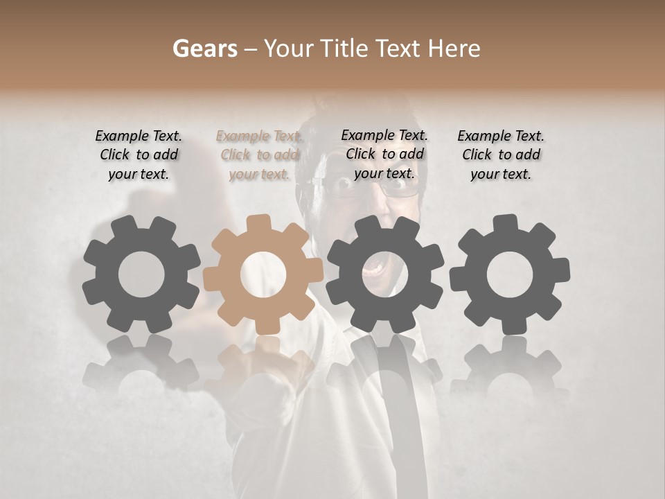 Career Rage Fury PowerPoint Template