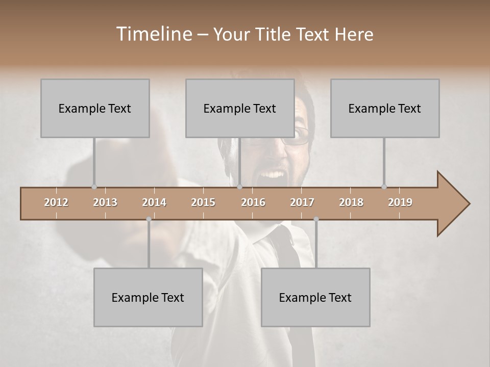 Career Rage Fury PowerPoint Template