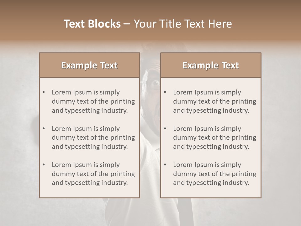 Career Rage Fury PowerPoint Template