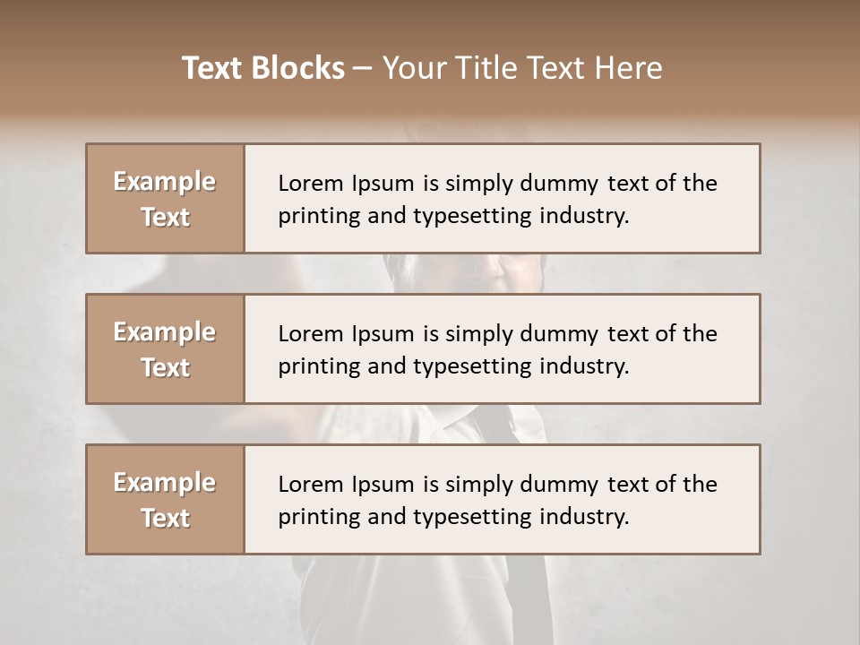 Career Rage Fury PowerPoint Template