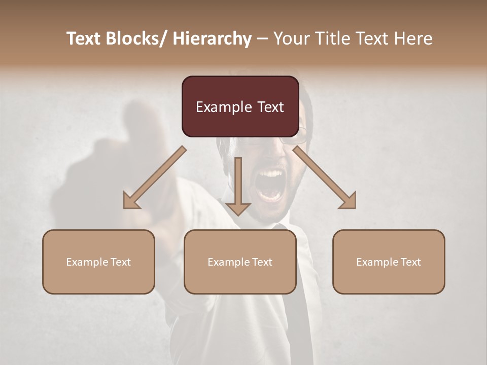 Career Rage Fury PowerPoint Template