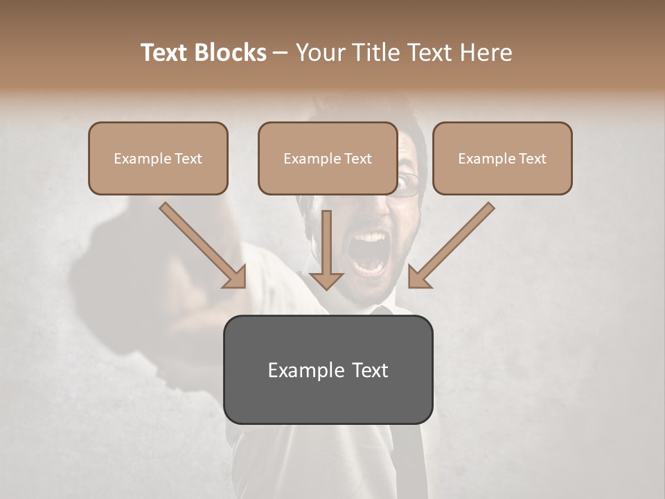 Career Rage Fury PowerPoint Template