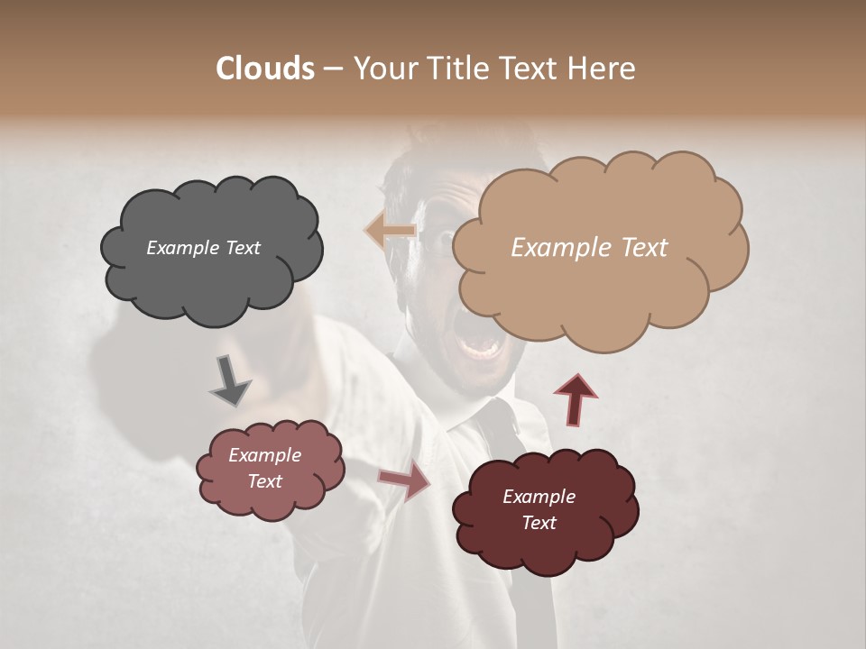 Career Rage Fury PowerPoint Template