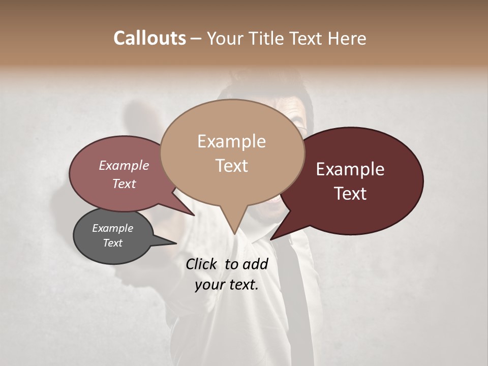 Career Rage Fury PowerPoint Template