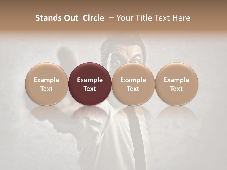 Career Rage Fury PowerPoint Template