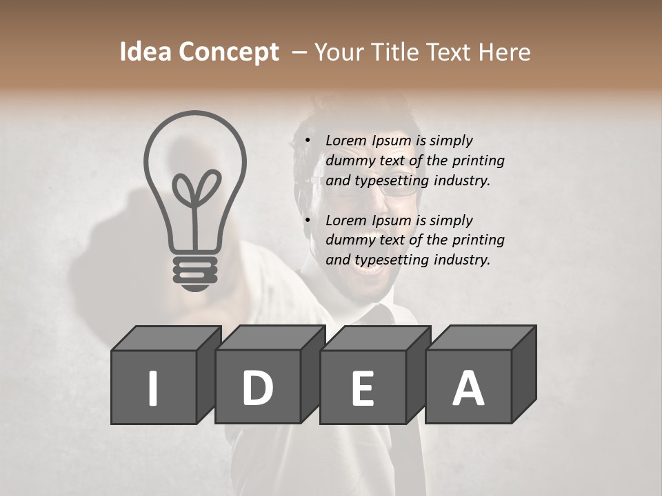 Career Rage Fury PowerPoint Template