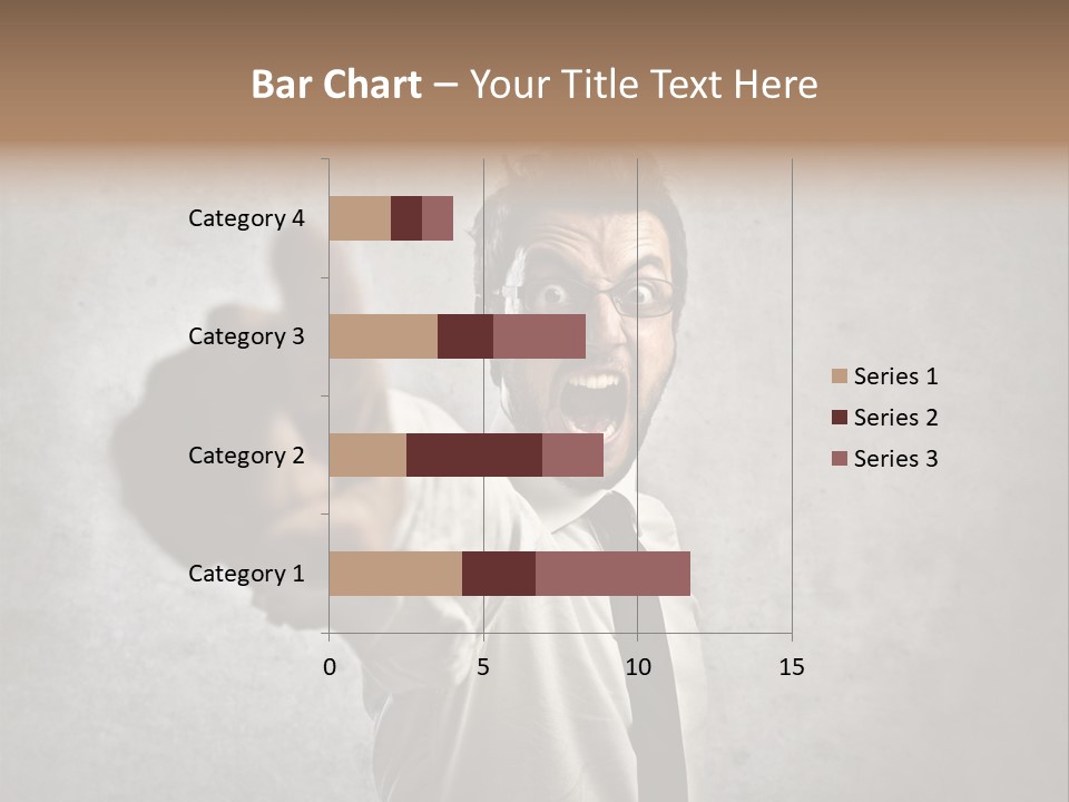 Career Rage Fury PowerPoint Template