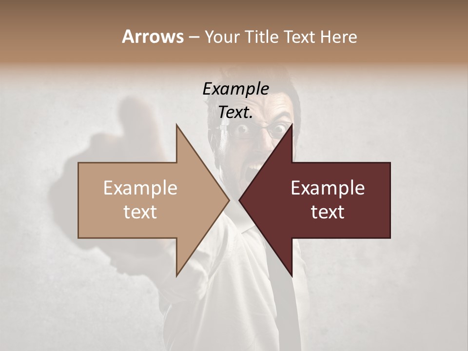 Career Rage Fury PowerPoint Template
