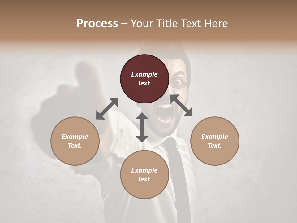 Career Rage Fury PowerPoint Template
