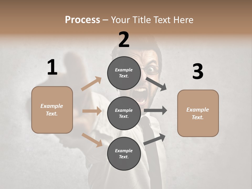 Career Rage Fury PowerPoint Template