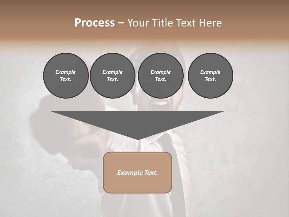 Career Rage Fury PowerPoint Template