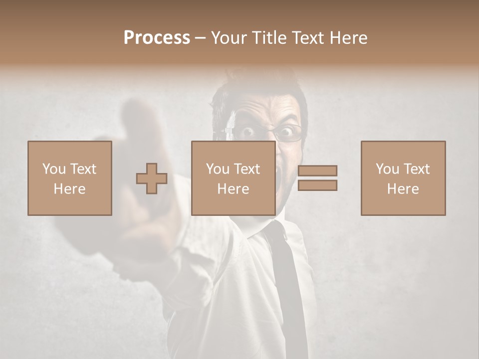 Career Rage Fury PowerPoint Template