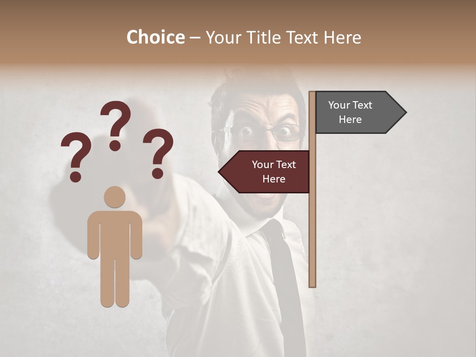 Career Rage Fury PowerPoint Template
