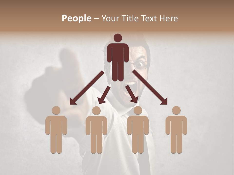 Career Rage Fury PowerPoint Template