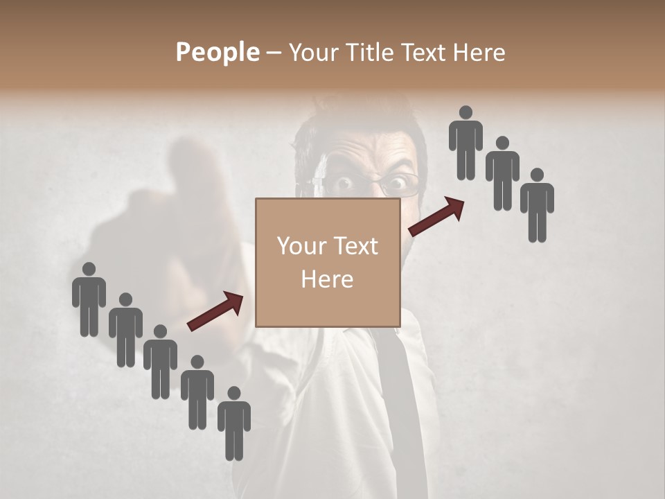 Career Rage Fury PowerPoint Template