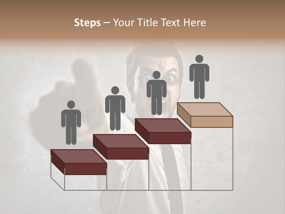 Career Rage Fury PowerPoint Template