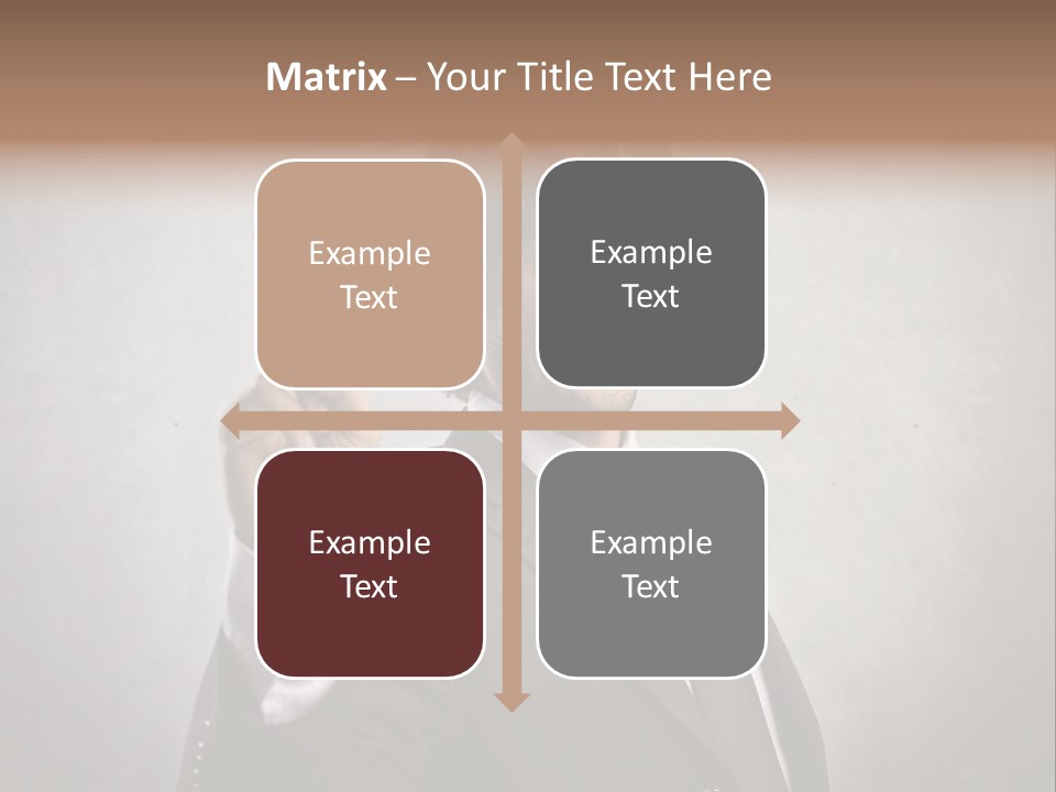 Caucasian Job Man Smile PowerPoint Template