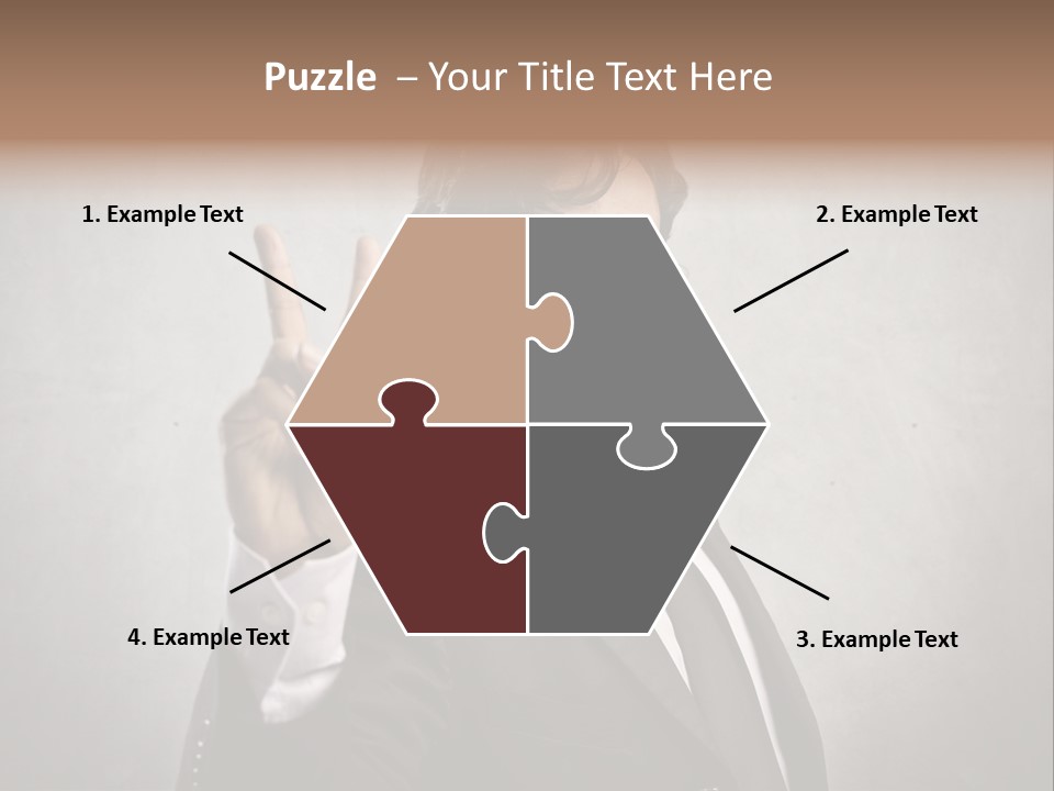 Caucasian Job Man Smile PowerPoint Template