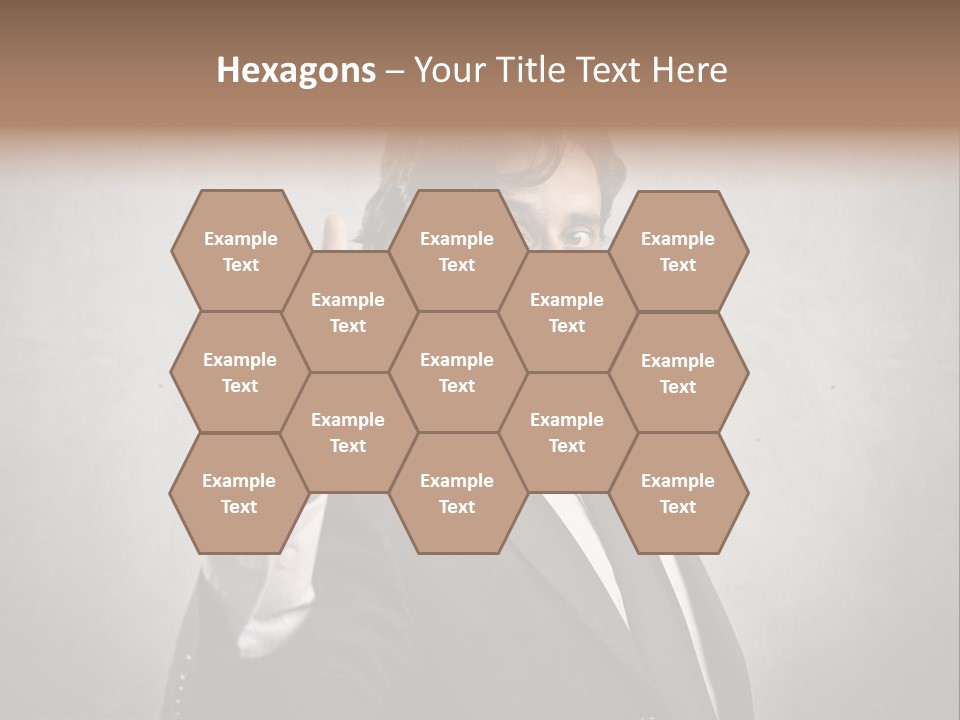 Caucasian Job Man Smile PowerPoint Template