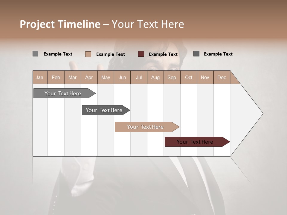 Caucasian Job Man Smile PowerPoint Template