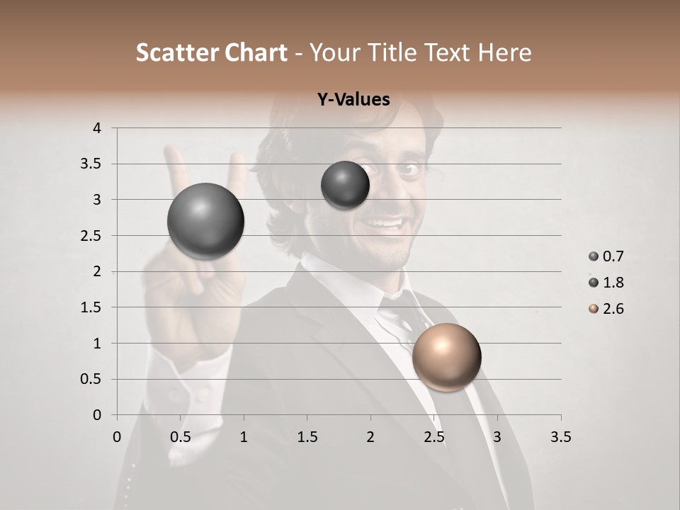 Caucasian Job Man Smile PowerPoint Template