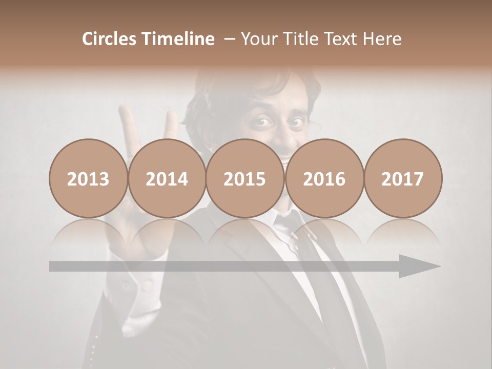 Caucasian Job Man Smile PowerPoint Template