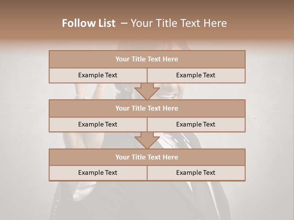 Caucasian Job Man Smile PowerPoint Template