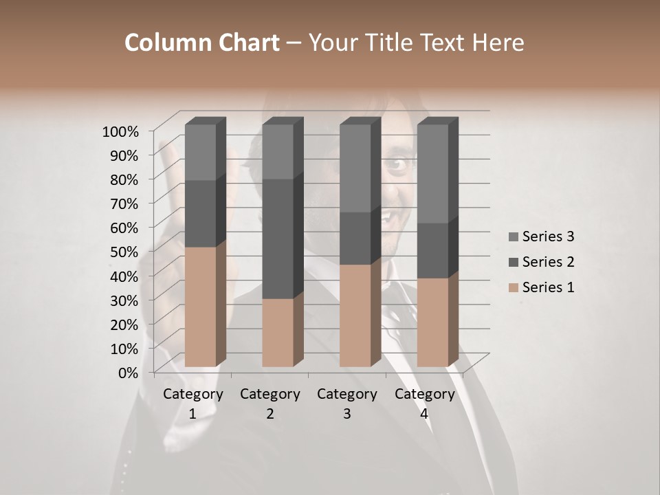Caucasian Job Man Smile PowerPoint Template