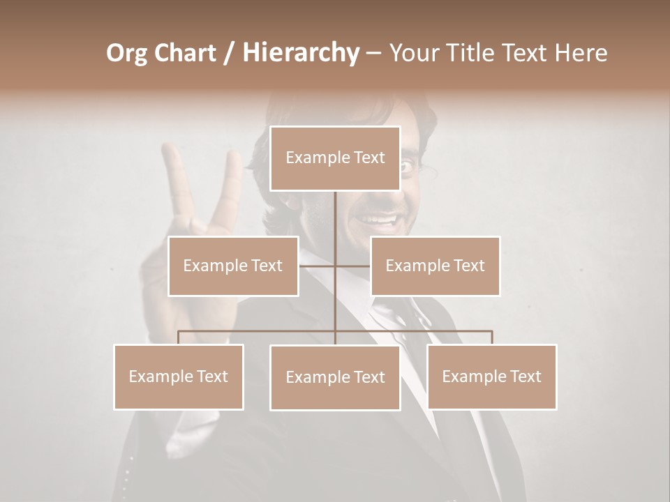 Caucasian Job Man Smile PowerPoint Template