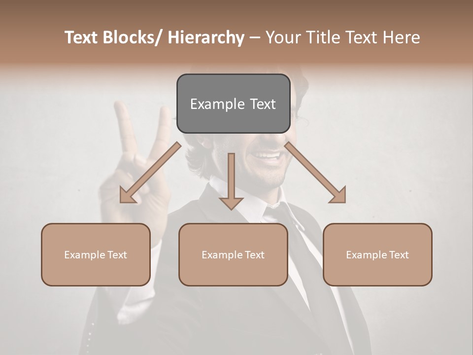 Caucasian Job Man Smile PowerPoint Template