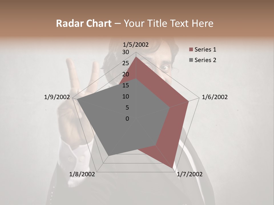 Caucasian Job Man Smile PowerPoint Template