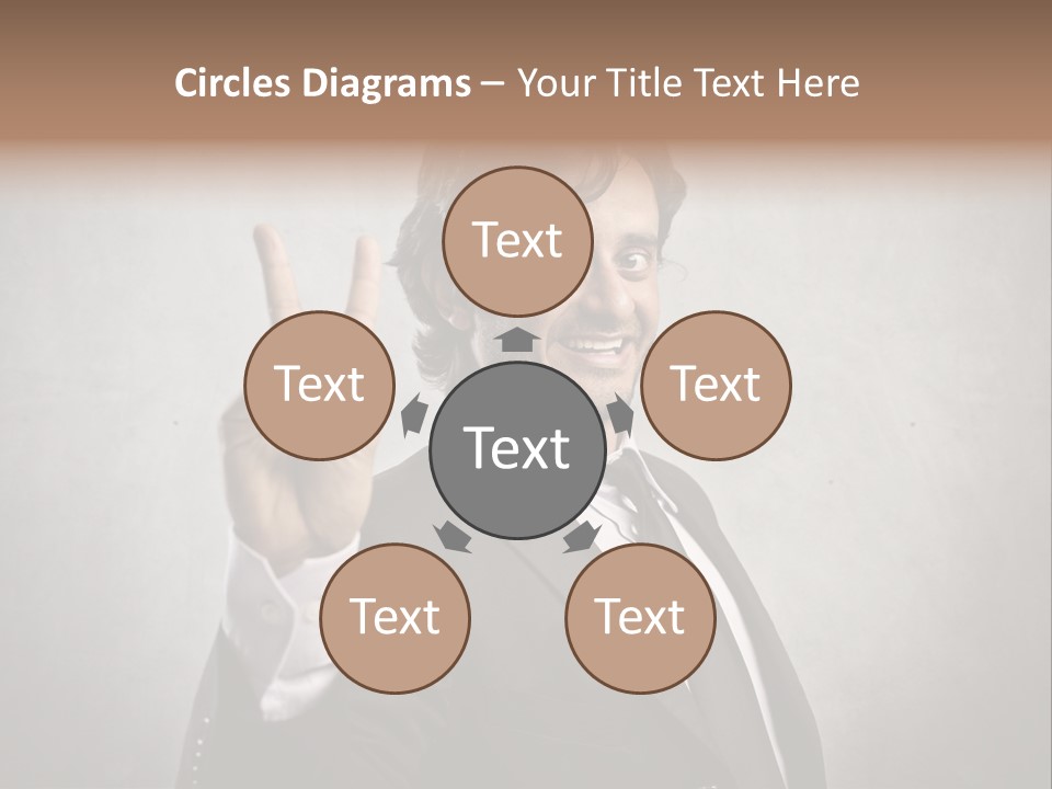 Caucasian Job Man Smile PowerPoint Template